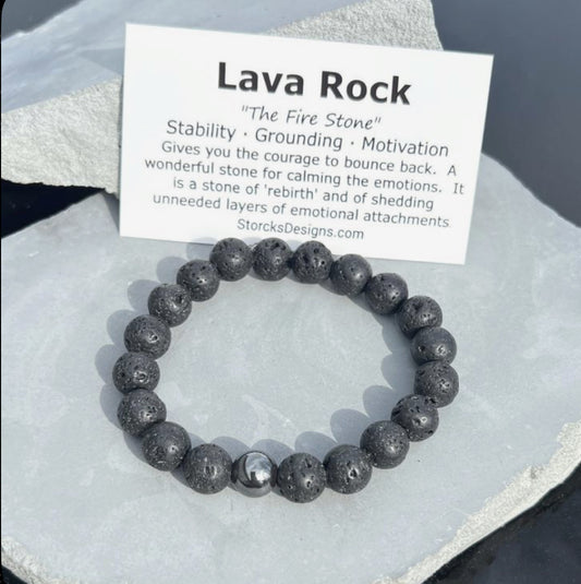 Lava Stone Bracelet – The Stone of Grounding & Energy